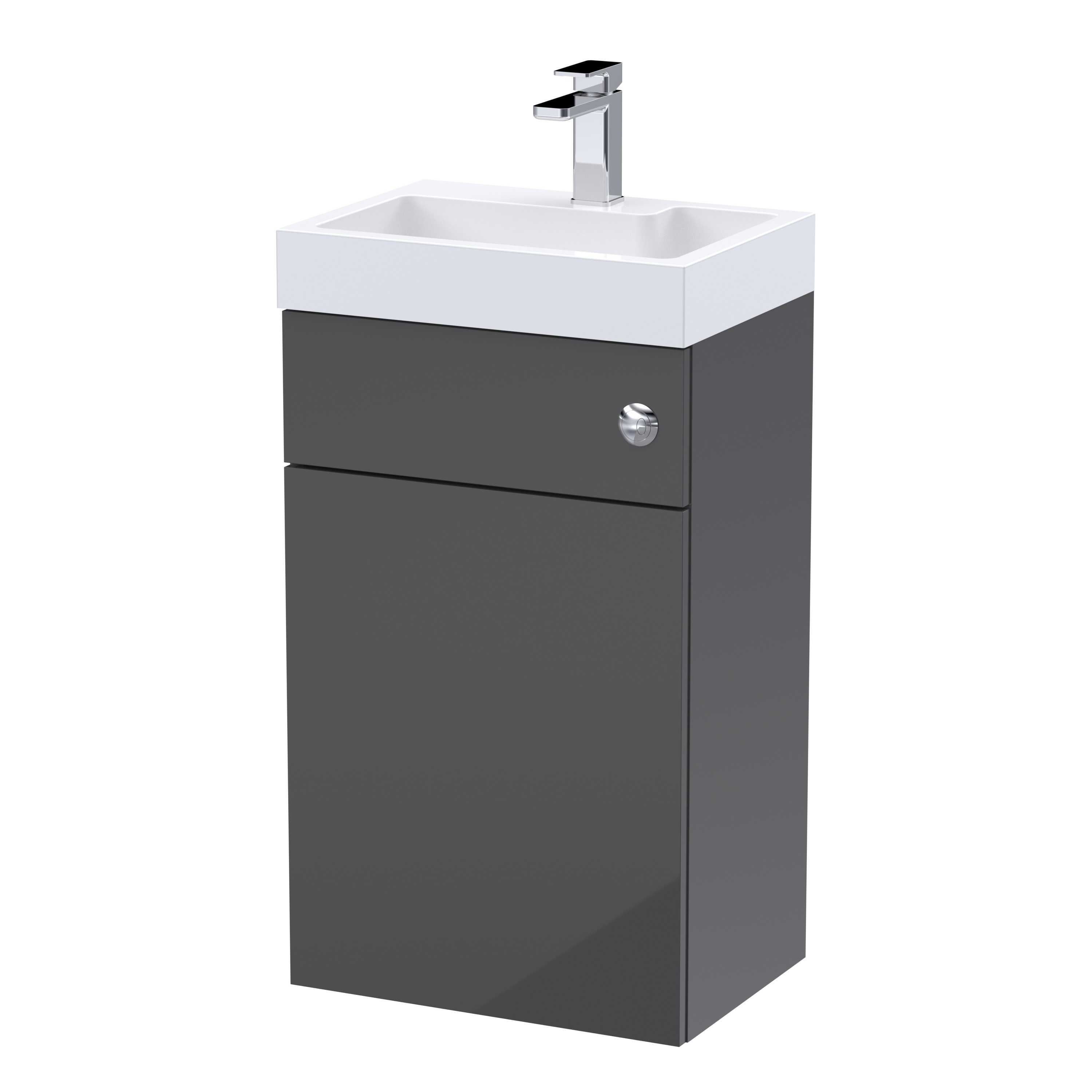 500mm Basin & WC Unit