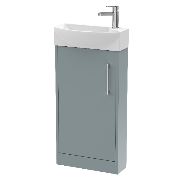 440mm Floor Standing 1 Door Unit & 1TH Basin LH