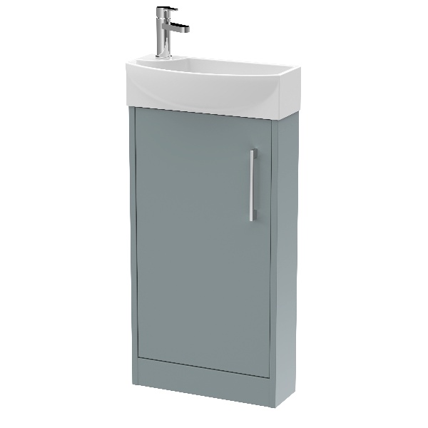 440mm Floor Standing 1 Door Unit & 1TH Basin RH