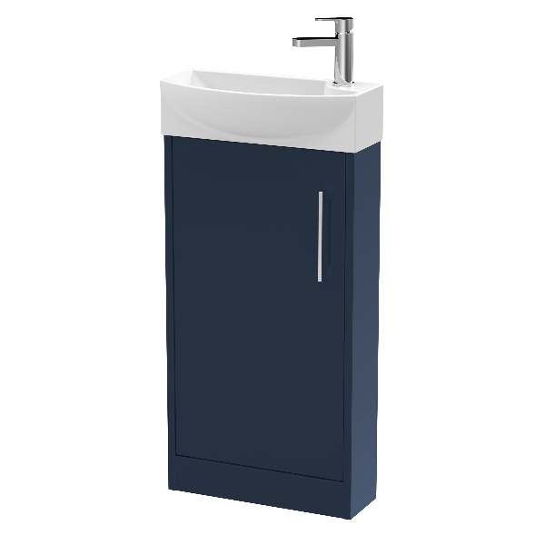 440mm Floor Standing 1-Door Unit & 1TH Basin LH