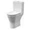 Comfort Height Rimless Pan, Cistern & Seat