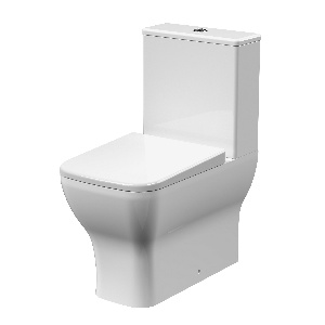 Ava Flush Rimless Pan, Cistern & SC Seat