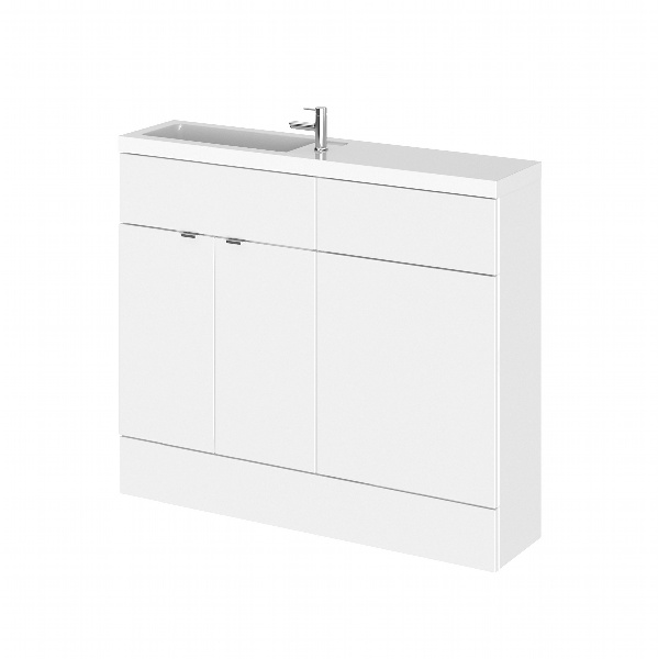 1000mm Combination Vanity & WC Compact