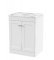 600mm Floor Standing 2-Door Vanity with Marble Top