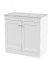 800mm Floor Standing 2-Door Vanity with Marble Top