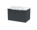 600 Wall Hung Single Drawer Vanity & Laminate Worktop