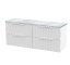 1200 Wall Hung 4-Drawer Vanity & Laminate Worktop