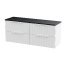 1200 Wall Hung 4-Drawer Vanity & Laminate Worktop