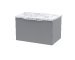 600mm Wall Hung Single Drawer Vanity & Laminate Worktop