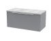 800mm Wall Hung Single Drawer Vanity & Laminate Top