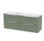 1200 Wall Hung 4-Drawer Vanity & Laminate Worktop