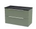 800mm Wall Hung 2 Drawer Vanity & Laminate Top