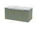 800mm Wall Hung Single Drawer Vanity & Laminate Top