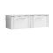 1200mm Wall Hung 2 Drawer Vanity & Worktop