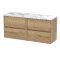 1200mm Wall Hung 4-Drawer Unit & Laminate Worktop