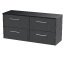 1200 Wall Hung 4-Drawer Vanity & Laminate Worktop