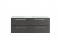 1400mm Wall Hung 4-Drawer Unit & Laminate Worktop