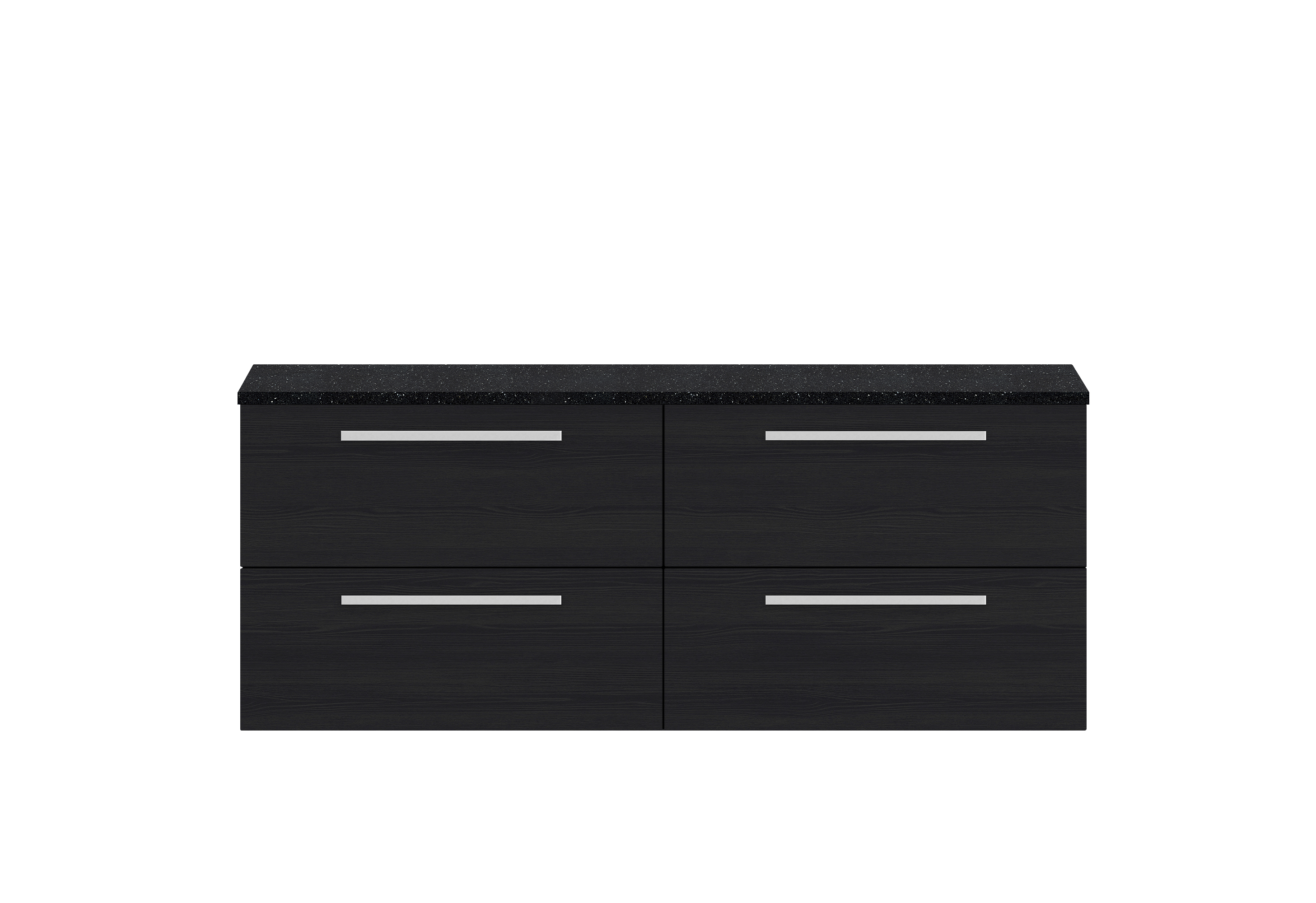 1400mm Wall Hung 4-Drawer Unit & Laminate Worktop