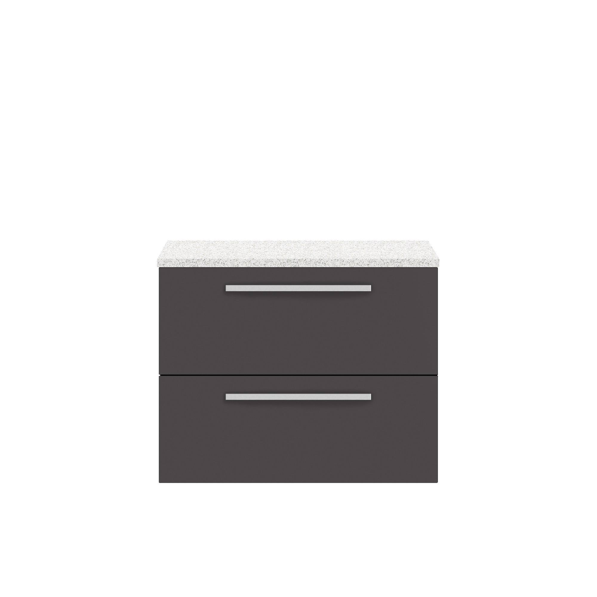 720mm Wall Hung 2-Drawer Unit & Laminate Worktop