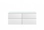 1200mm Wall Hung 4-Drawer Unit & Laminate Worktop