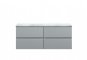 1200mm Wall Hung 4-Drawer Unit & Laminate Worktop