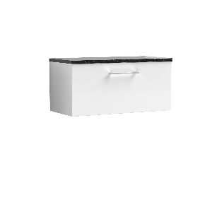 800mm Wall Hung 1 Drawer Vanity & Laminate Top