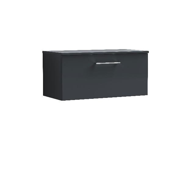 800mm Wall Hung 1 Drawer Vanity & Worktop