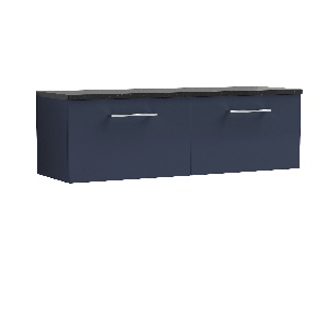 1200mm Wall Hung 2-Drawer Vanity & Laminate Worktop