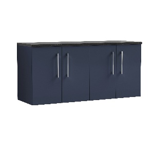 1200mm Wall Hung 4-Door Vanity & Laminate Worktop