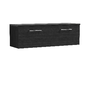 1200mm Wall Hung 2-Drawer Vanity & Laminate Worktop