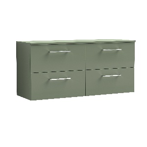 1200mm Wall Hung 4 Drawer Vanity & Worktop