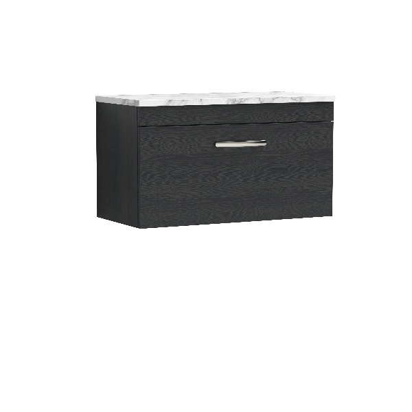 800 Wall Hung Single Drawer Unit & Laminate Worktop