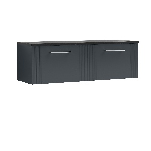 1200 Wall Hung 2-Drawer Vanity & Laminate Worktop