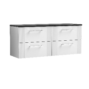 1200 Wall Hung 4-Drawer Vanity & Laminate Worktop