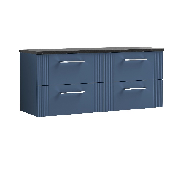 1200 Wall Hung 4-Drawer Vanity & Laminate Worktop