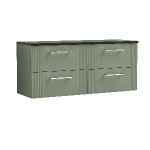 1200 Wall Hung 4-Drawer Vanity & Laminate Worktop