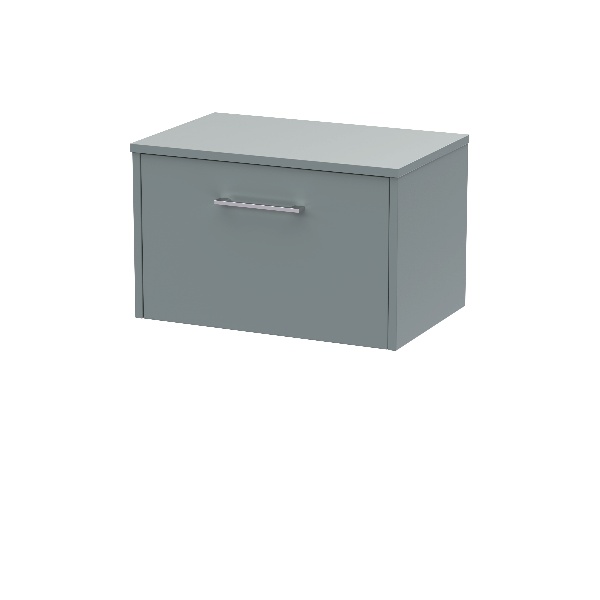 600mm Wall Hung Single Drawer Vanity & Worktop