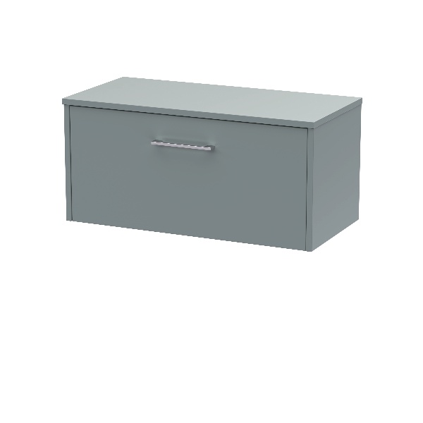 800mm Wall Hung Single Drawer Vanity & Worktop