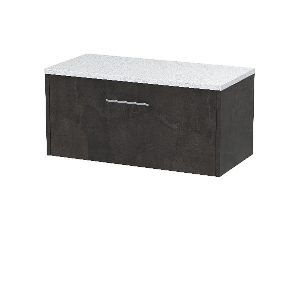 800mm Wall Hung 1 Drawer Vanity & Worktop