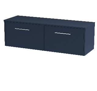 1200mm Wall Hung 2-Drawer Vanity & Worktop