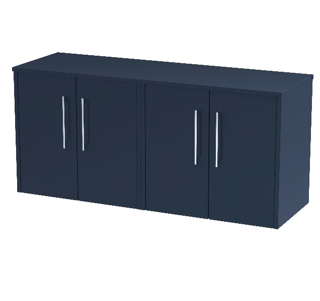 1200mm Wall Hung 4-Door Vanity & Worktop