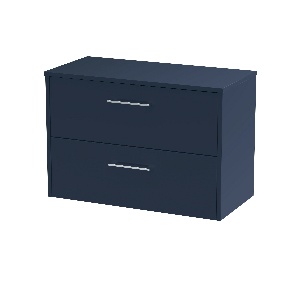 800mm Wall Hung 2-Drawer Vanity & Worktop