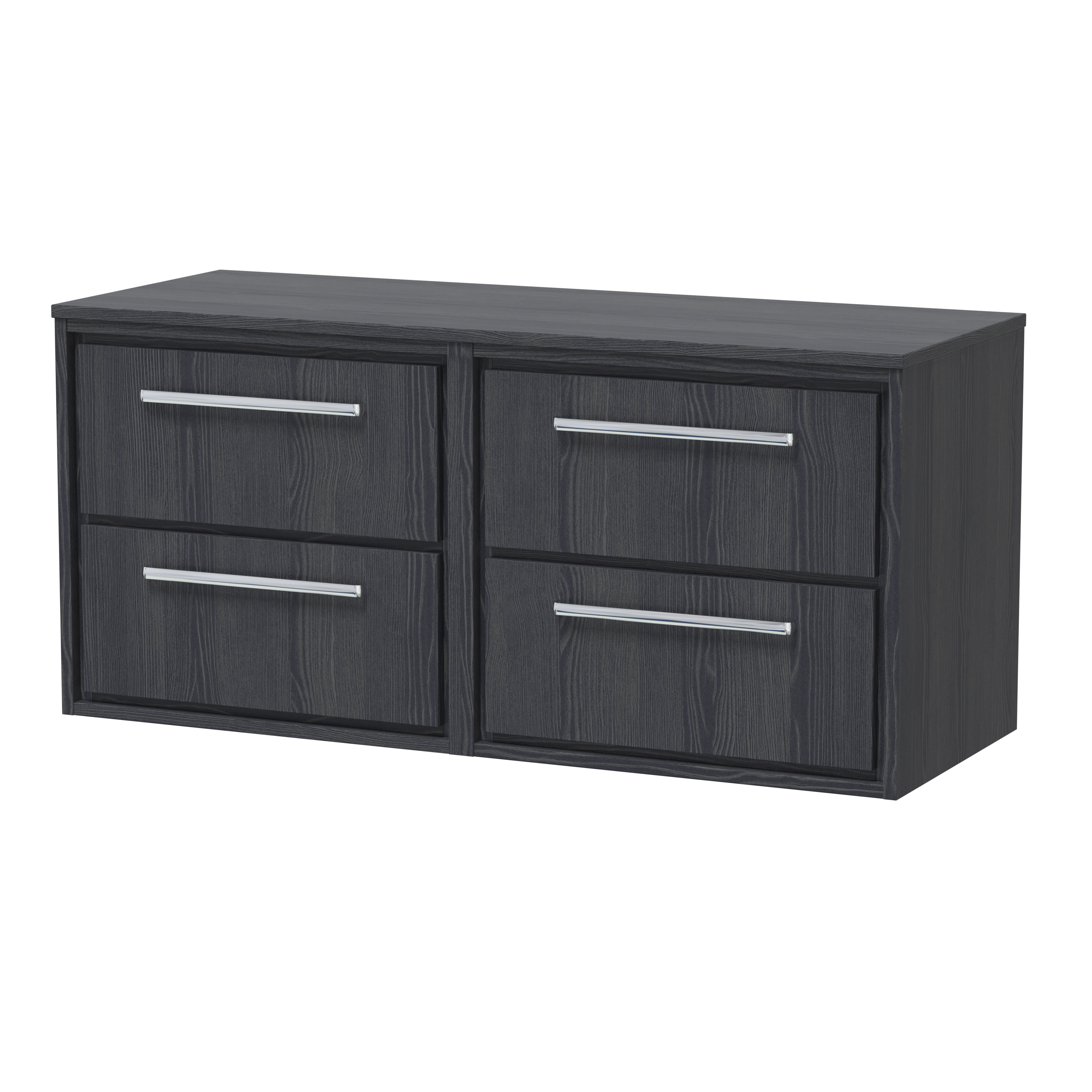 1200mm Wall Hung 4-Drawer Vanity with Worktop