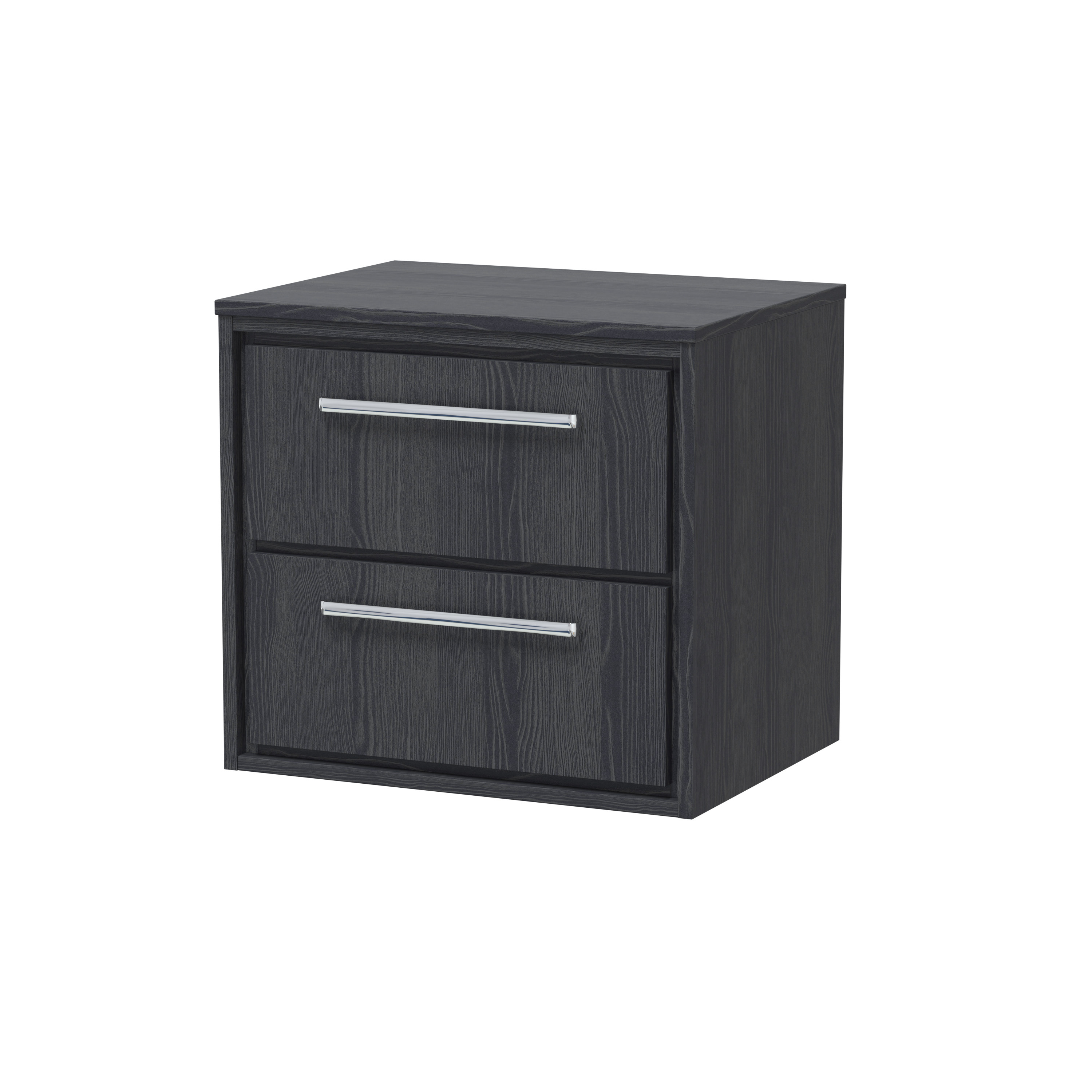 600mm Wall Hung 2-Drawer Vanity with Worktop