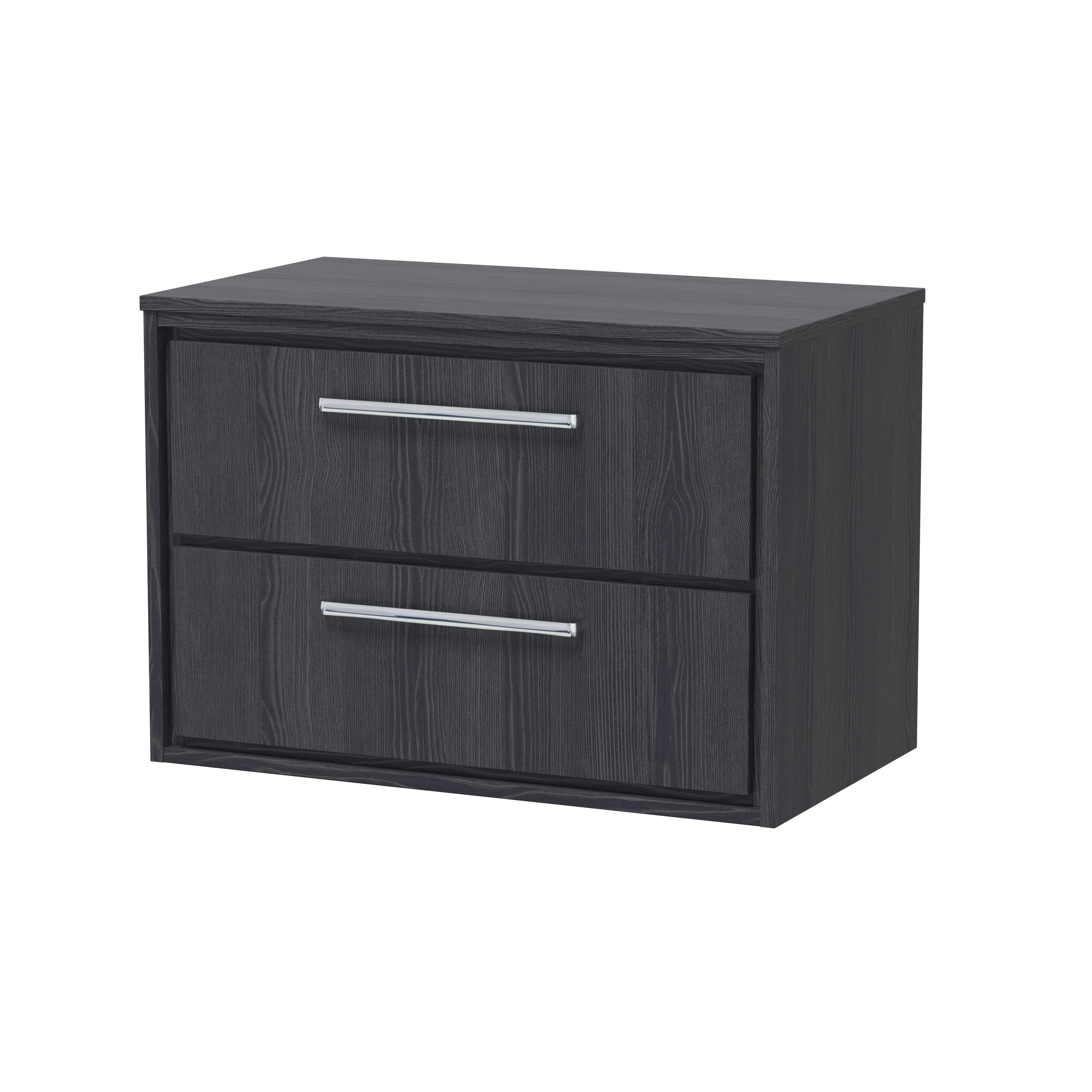 800mm Wall Hung 2-Drawer Vanity with Worktop