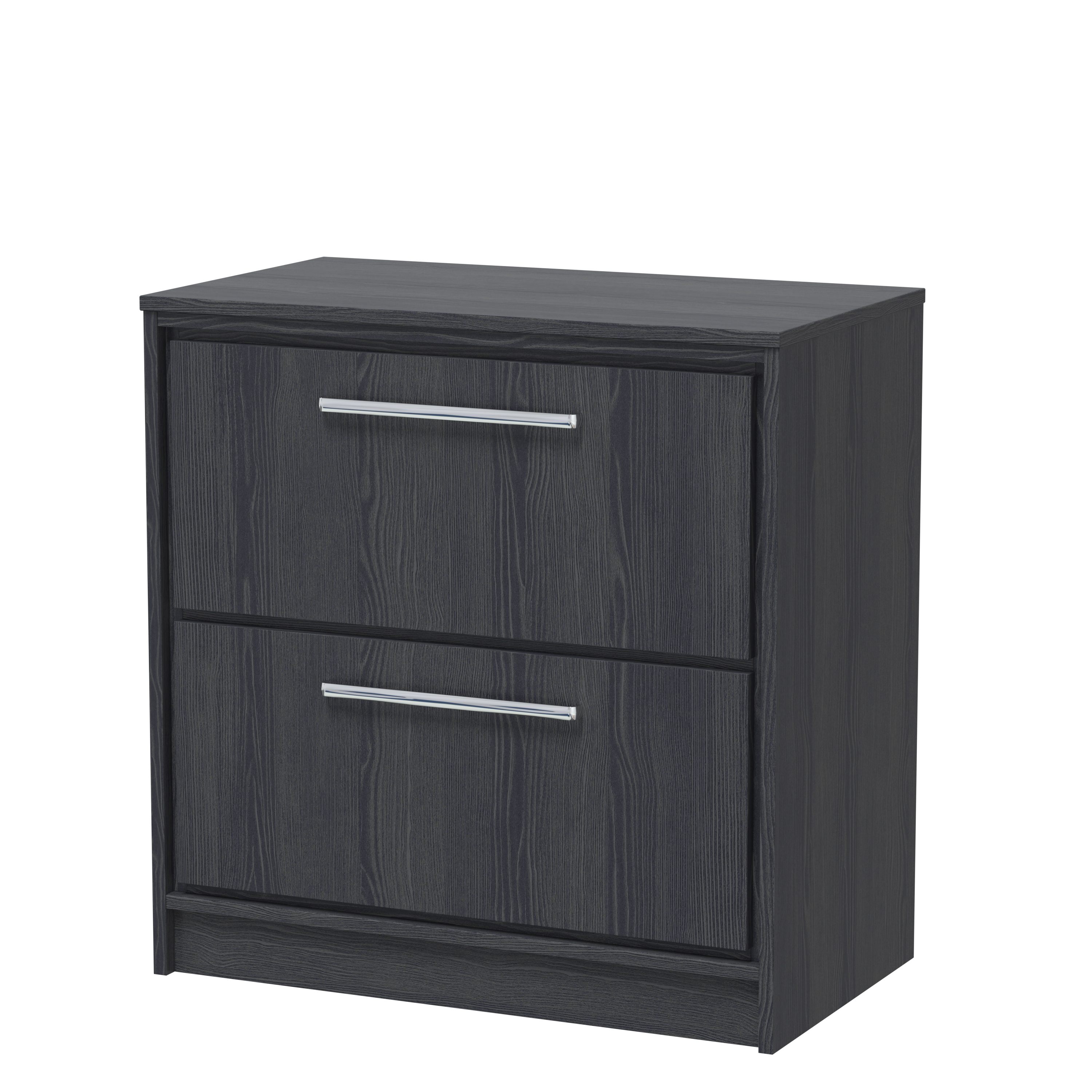 800mm Floor Standing 2-Drawer Vanity with Worktop