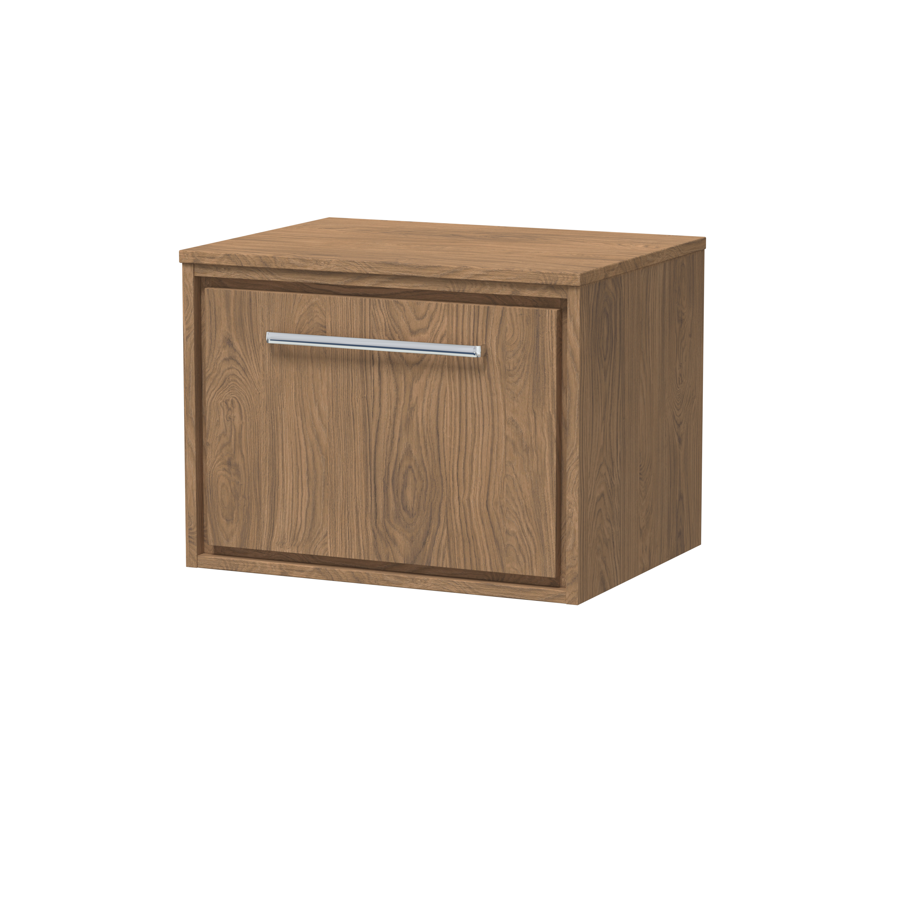 600mm Wall Hung Single Drawer Vanity with Worktop