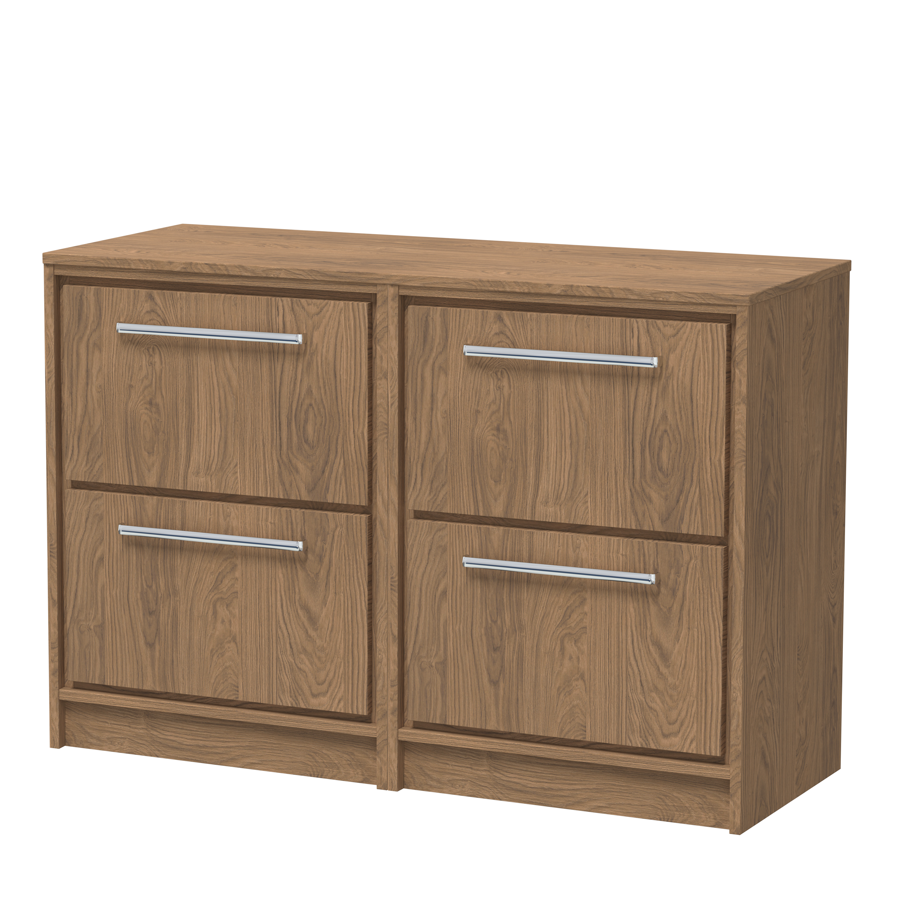 1200mm Floor Standing 4-Drawer Vanity with Worktop