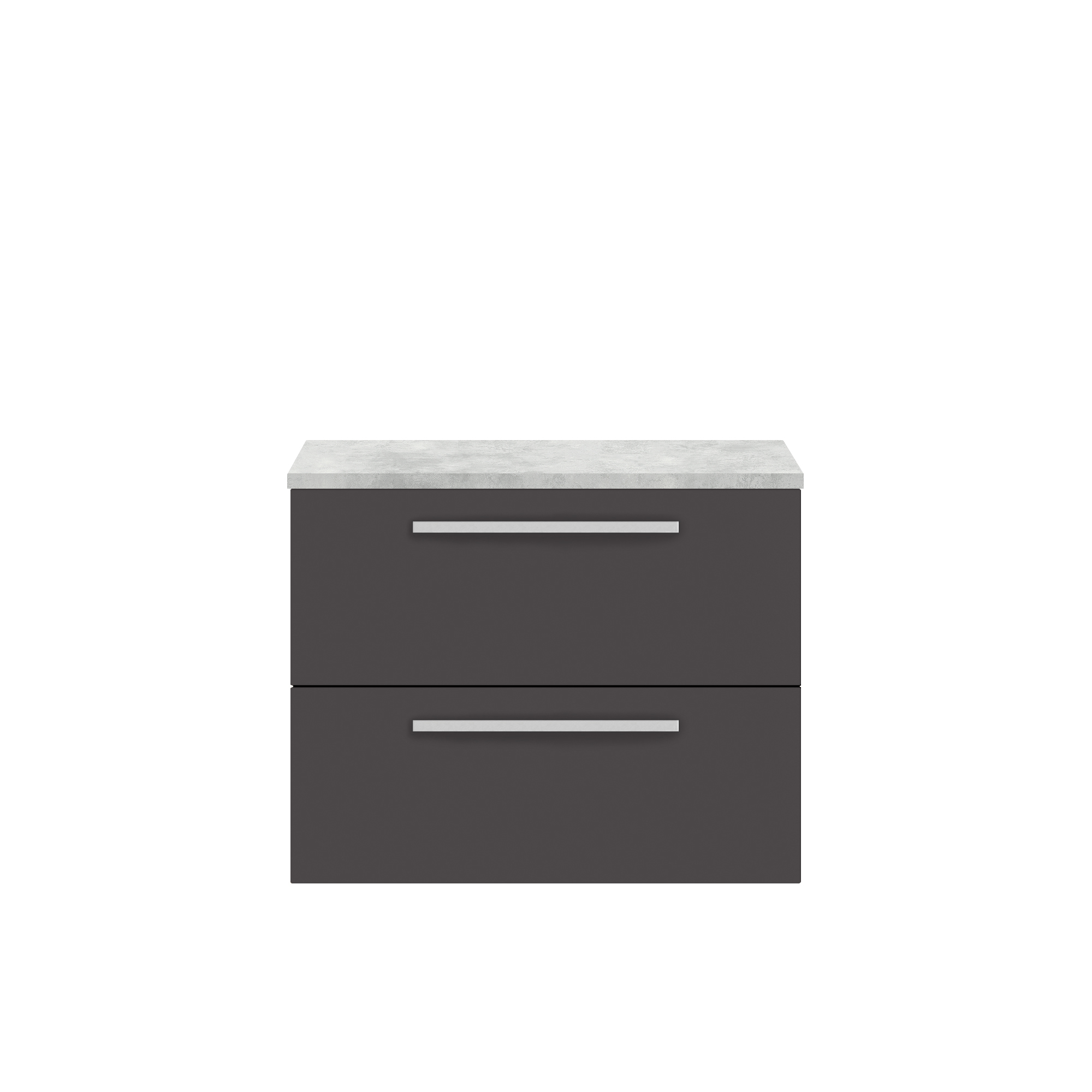 720mm Wall Hung 2-Drawer Unit & Laminate Worktop