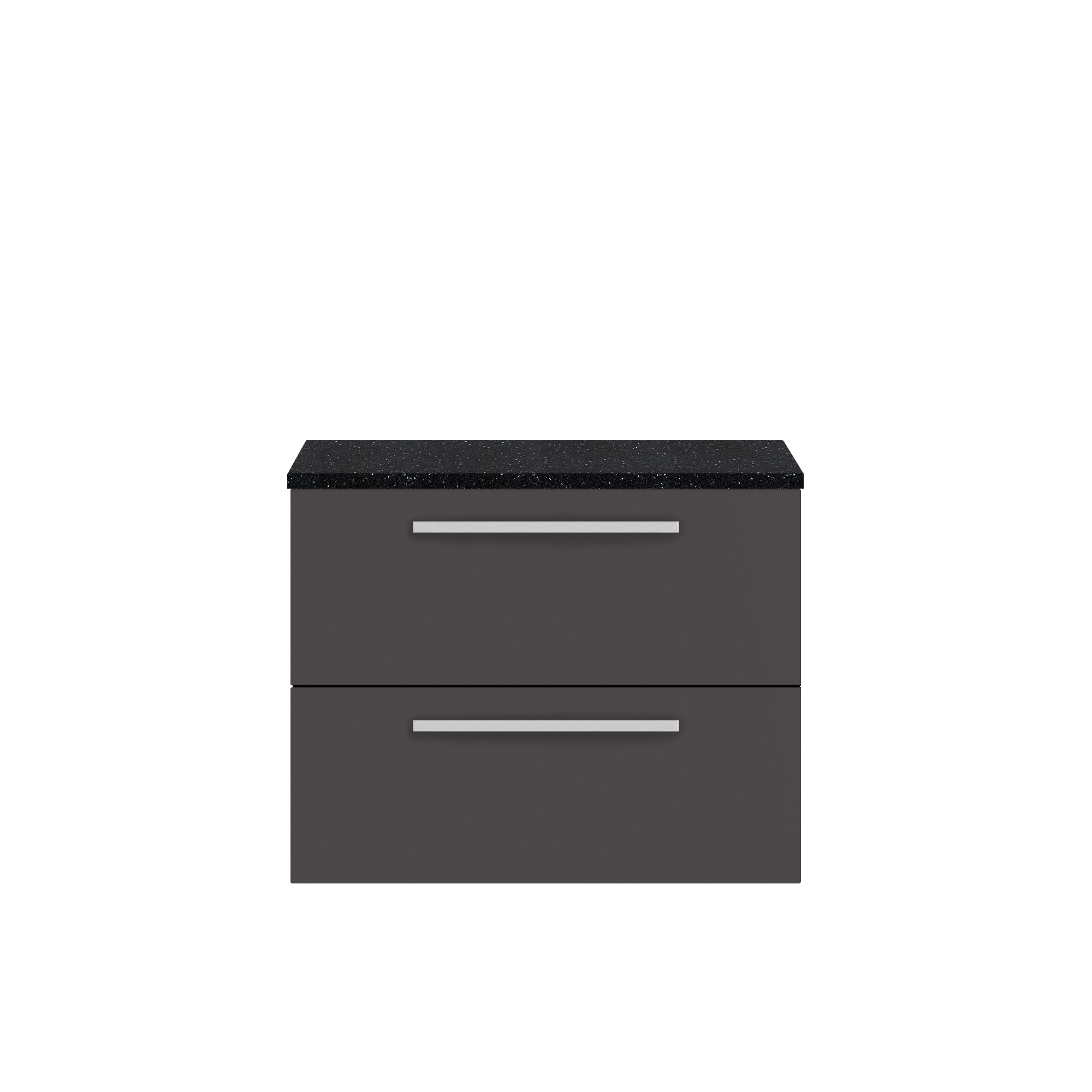 720mm Wall Hung 2-Drawer Unit & Laminate Worktop